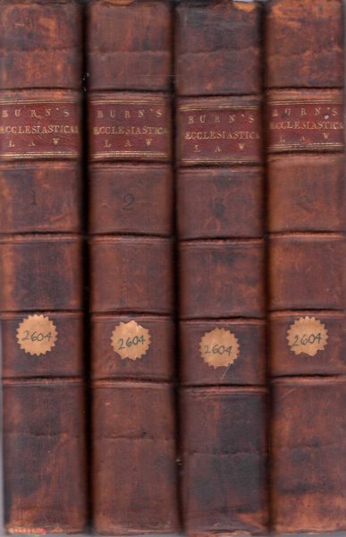 Image for Ecclesiastical Law (four volumes complete)
