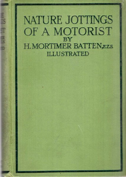 Image for Nature Jottings of a Motorist