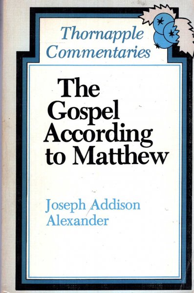 Image for The Gospel According to Matthew (Thornapple Commentaries)