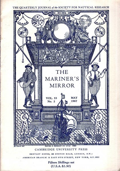 Image for The Mariner's Mirror. The Quarterly Journal of the Society for Nautical Research, volume 53, No 2, May 1967