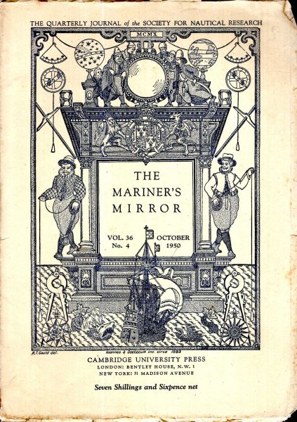 Image for The Mariner's Mirror. The Quarterly Journal of the Society for Nautical Research, volume 36, No 4 October 1950
