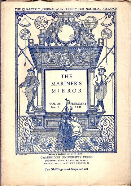Image for The Mariner's Mirror. The Quarterly Journal of the Society for Nautical Research, volume 38, No 1 : February 1952