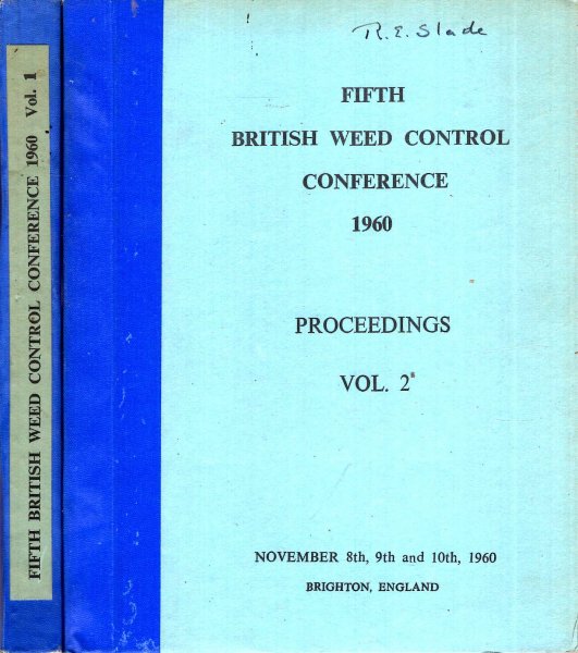 Image for Proceedings of the Fifth British Weed Control Conference 1960 (two volumes)
