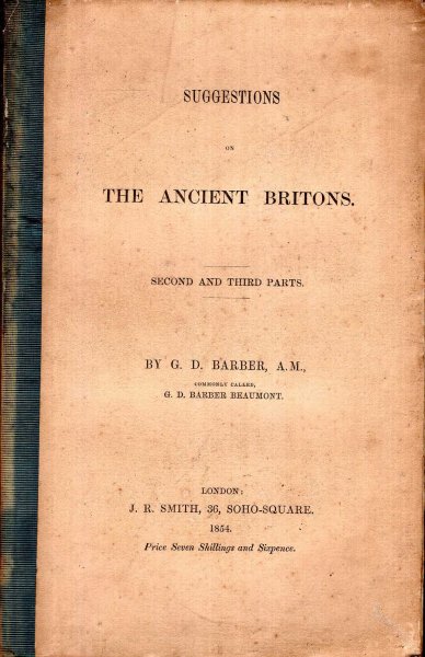 Image for Suggestions on Ancient Britons, second and third Parts
