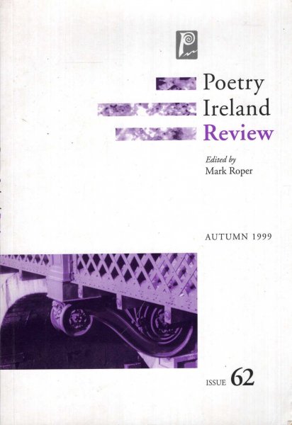 Image for Poetry Ireland Review: Issue 62 Autumn 1999