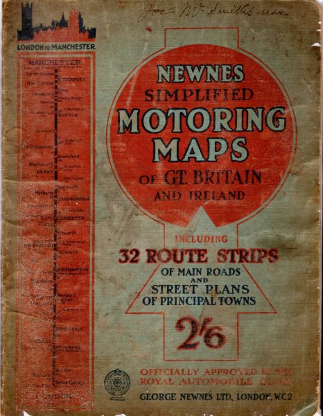 Image for Newnes Simplified Motoring Maps including 32 route strips