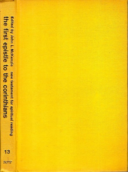 Image for The First Epistle to the Corinthians (New Testament for Spiritual Reading)