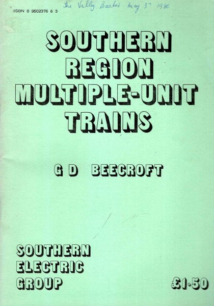 Image for Southern Region Multiple-Unit Trains