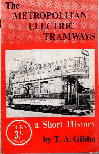Image for The Metropolitan Electric Tramways - a short history