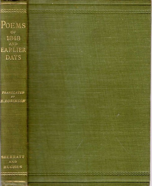 Image for Poems of 1848 and Earlier Days