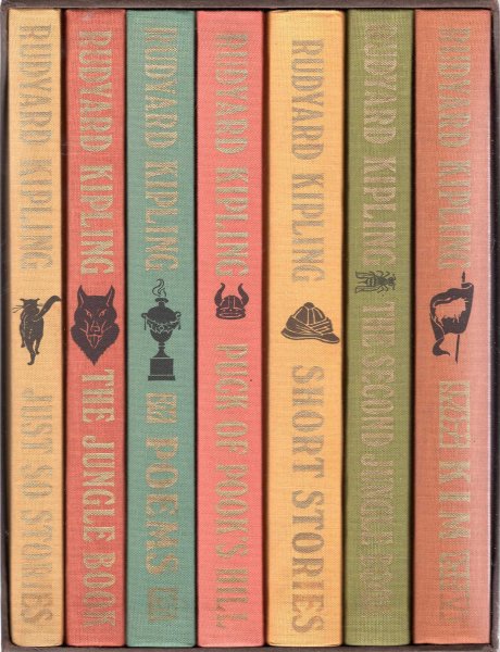 Image for Works of Kiplling (seven volumes) : Just So Stories; The Jungle Book; The Second Jungle Book, Poems, Short Stories; Puckof Pook's Hill, Kim