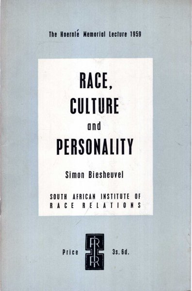 Image for Race, Culture and Personality