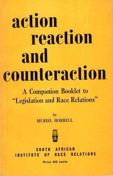 Image for Action, Reactiom and Counteraction, a companion booklet to "Legislation and Race Relations"