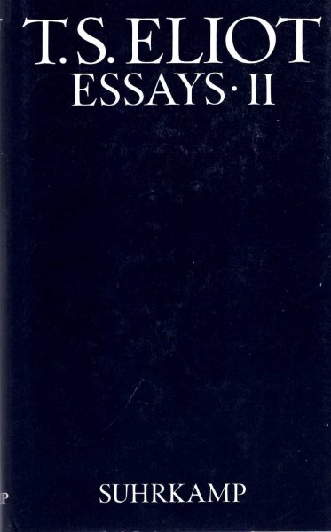 Image for Essays II : Literaturkritik
