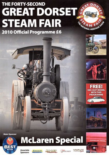 The Forty-Second Great Dorset Steam Fair, 2010 Official Programme Image for The Forty-Second Great Dorset Steam Fair, 2010 Official Programme