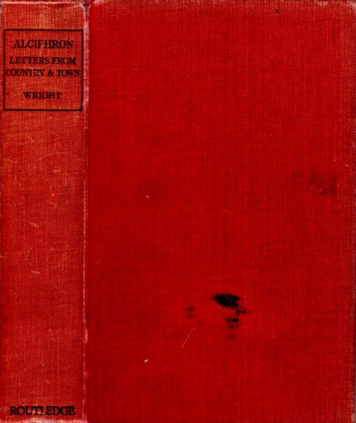 Image for Letters from the Country and the Town of Fishermen, Farmers, Parasites, and Courtesans