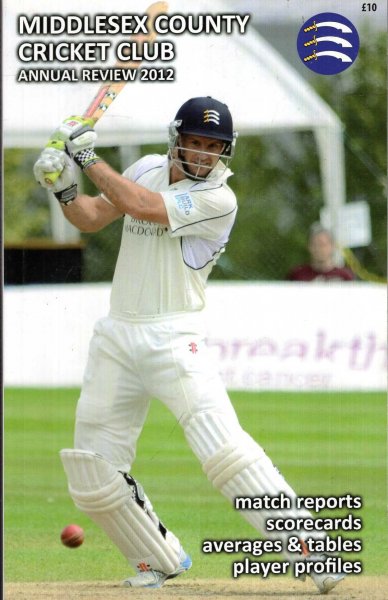 Image for Middlesex County Cricket Club Annual Review 2012