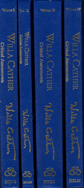Image for Willa Cather : Critical Assessments (four volumes complete)