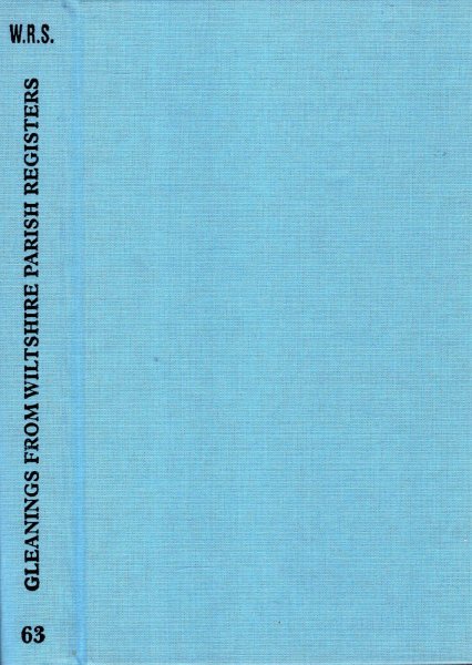 Image for Gleaning from Wiltshire Parish Registers