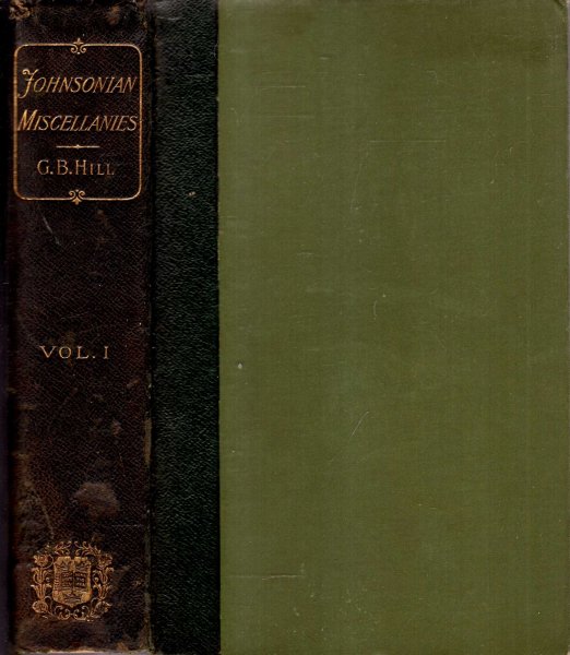 Image for Johnsonian Miscellanies volume I