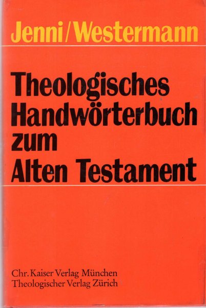 Image for Theologisches Handwoerterbuch zum Alten Testament (two volumes complete)
