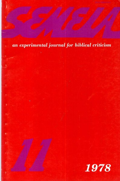 Image for Semeia : an experimental journal for biblical criticism - No 11 : Early Christian Miracle Stories