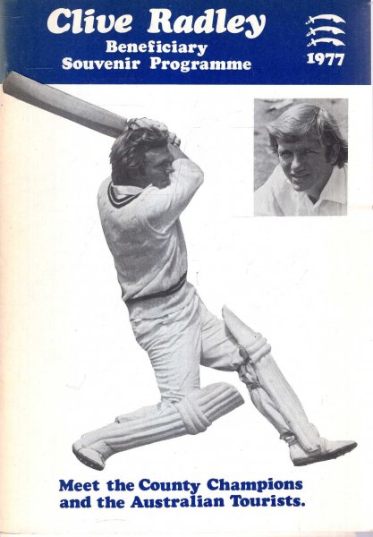 Image for Clive Radley Beneficiary souvenir programme, 1977