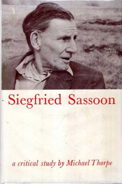 Image for Siegfried Sassoon, a critical Study