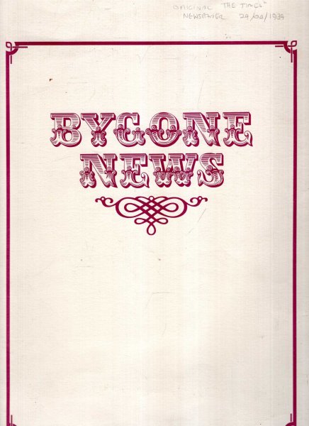 Image for The Times Newspaper April 29th 1939