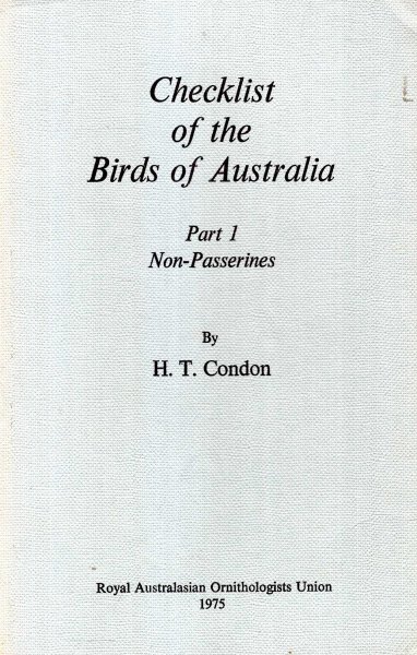 Image for Checklist of the Birds of Australia : Part 1 - Non-Passerenes