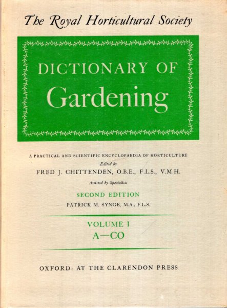 Image for The Royal Horticultural Society Dictionary of Gardening a practical and scientific encyclopaedia of horticulture (four volumes + Supplement)