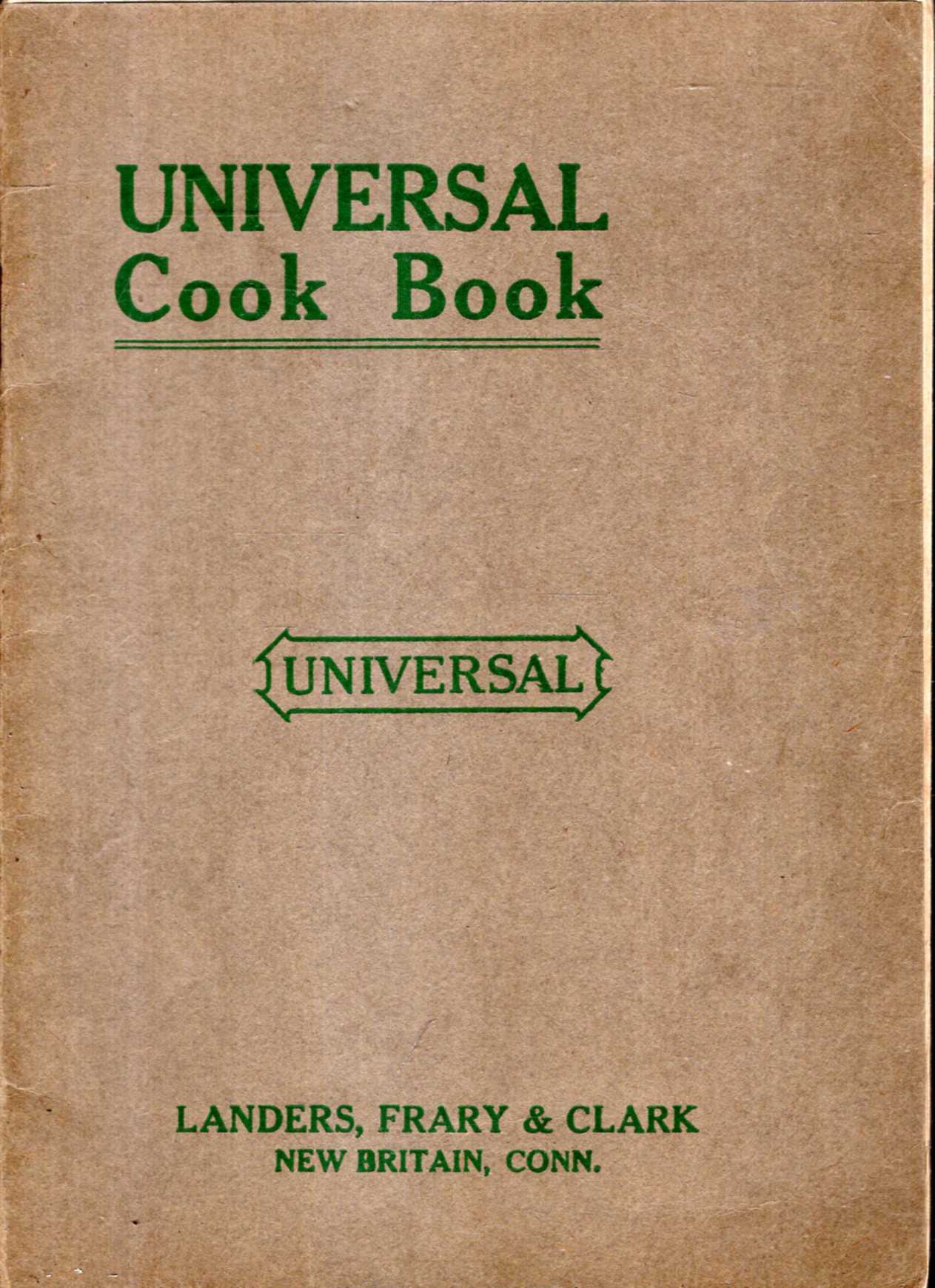Image for Universal Cook Book