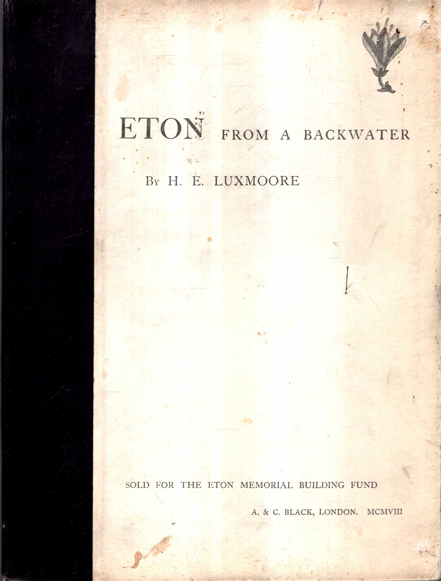 Image for Eton from a Backwater, sold for the Eton Memorial Fund