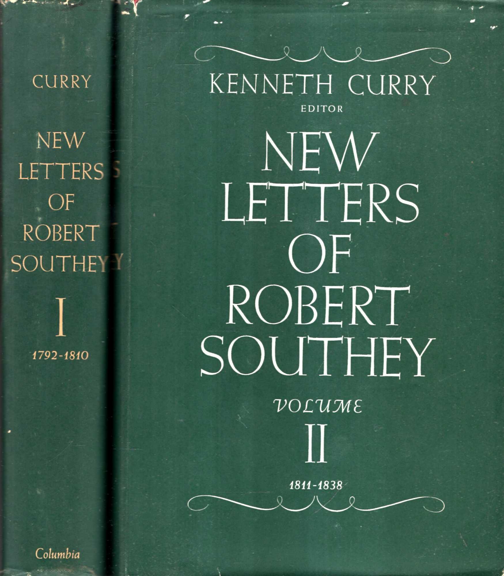 Image for New Letters of Robert Southey 1792-1838 (two volumes complete)