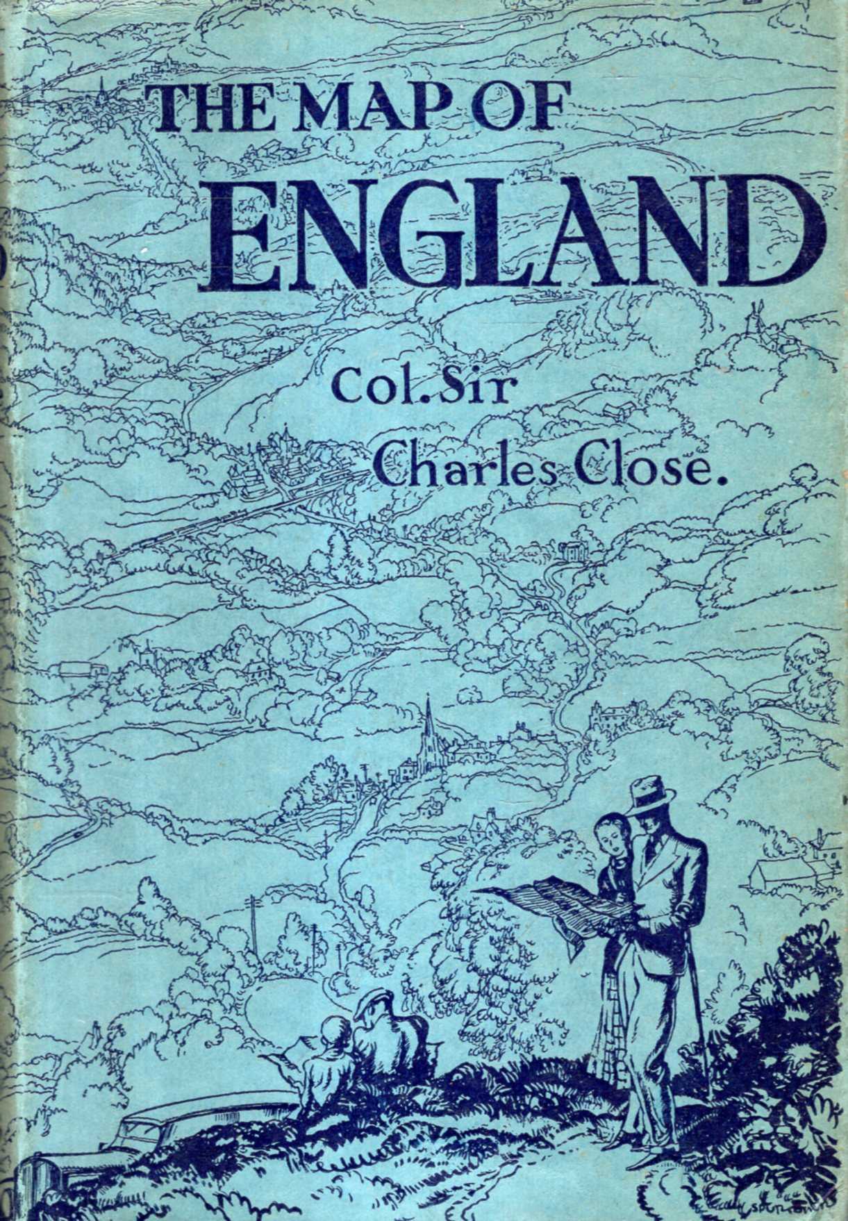 Image for The Map of England or about England with an Ordinance Map