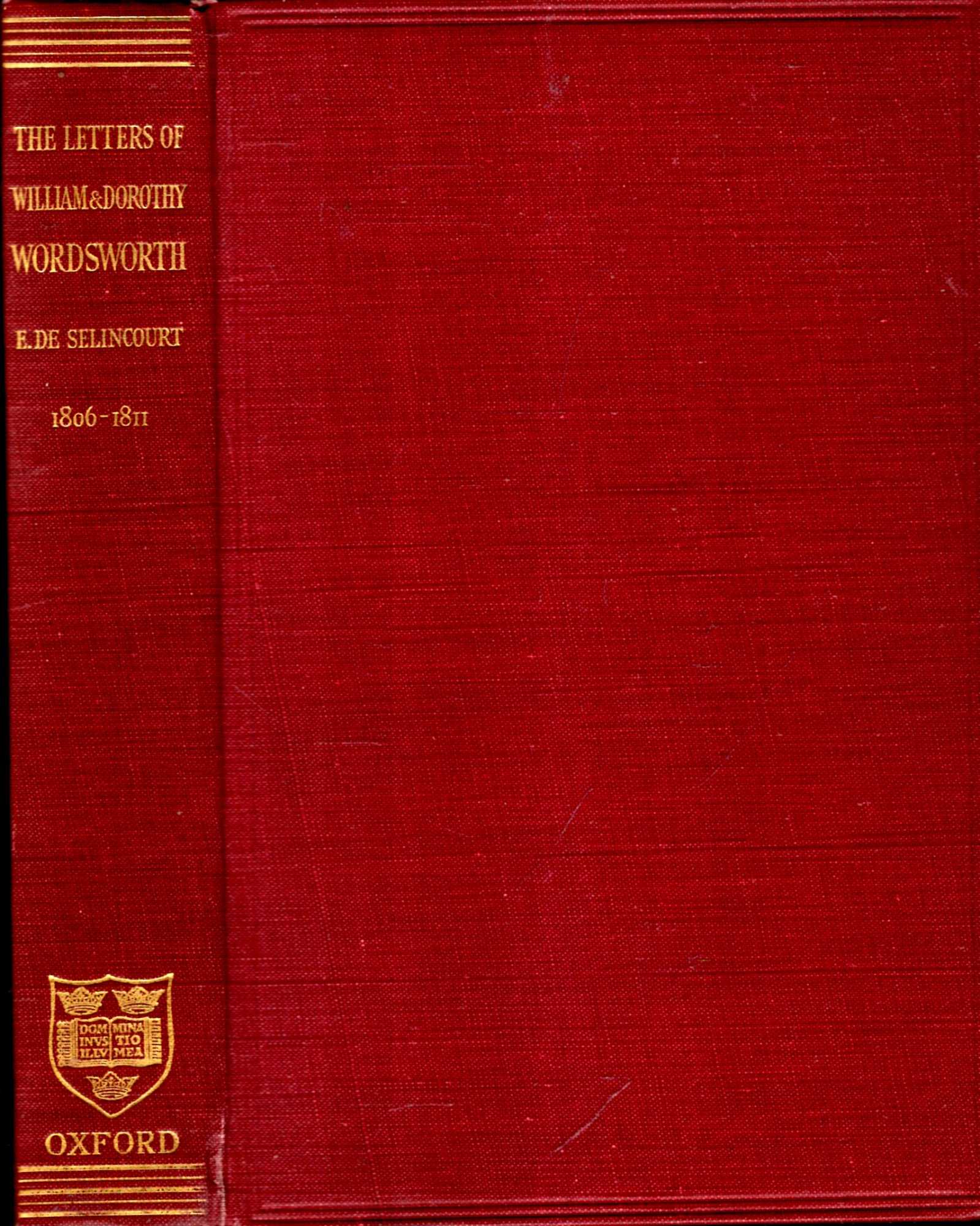 Image for The Letters of William and Dorothy Wordsworth : The Middle Years, volume I 1806-June 1811