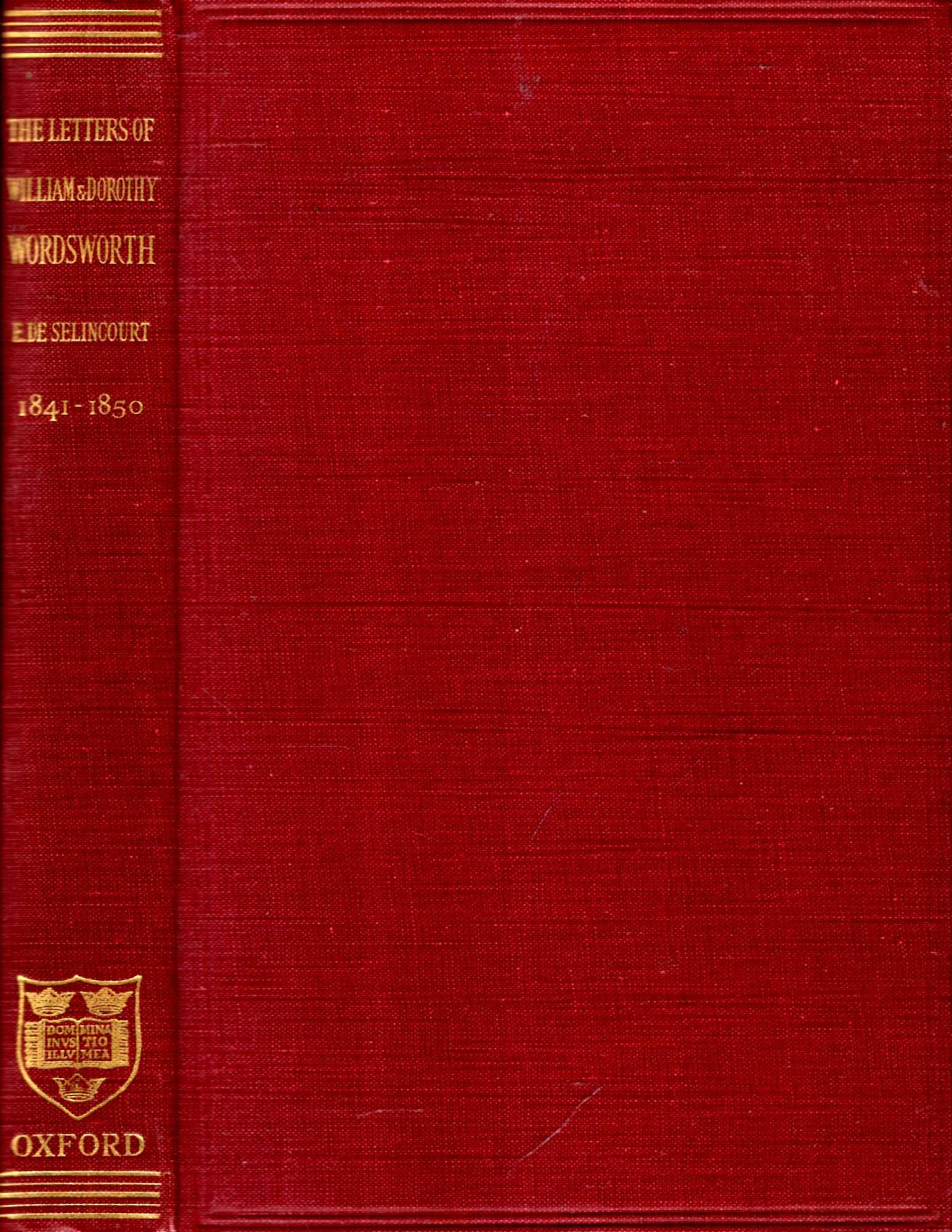 Image for The Letters of William and Dorothy Wordsworth : The Later Years, volume III 1841-50