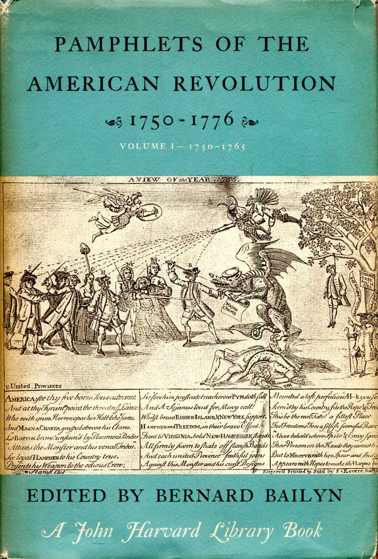 Image for Pamphlets of the American Revolution 1750-1776 : volume I, 1750-1765