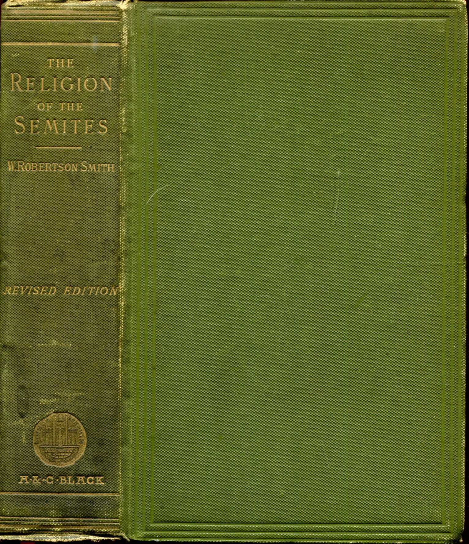 Image for Lectures on the Religion of the Semites : First Series, The Fundamental Institutions