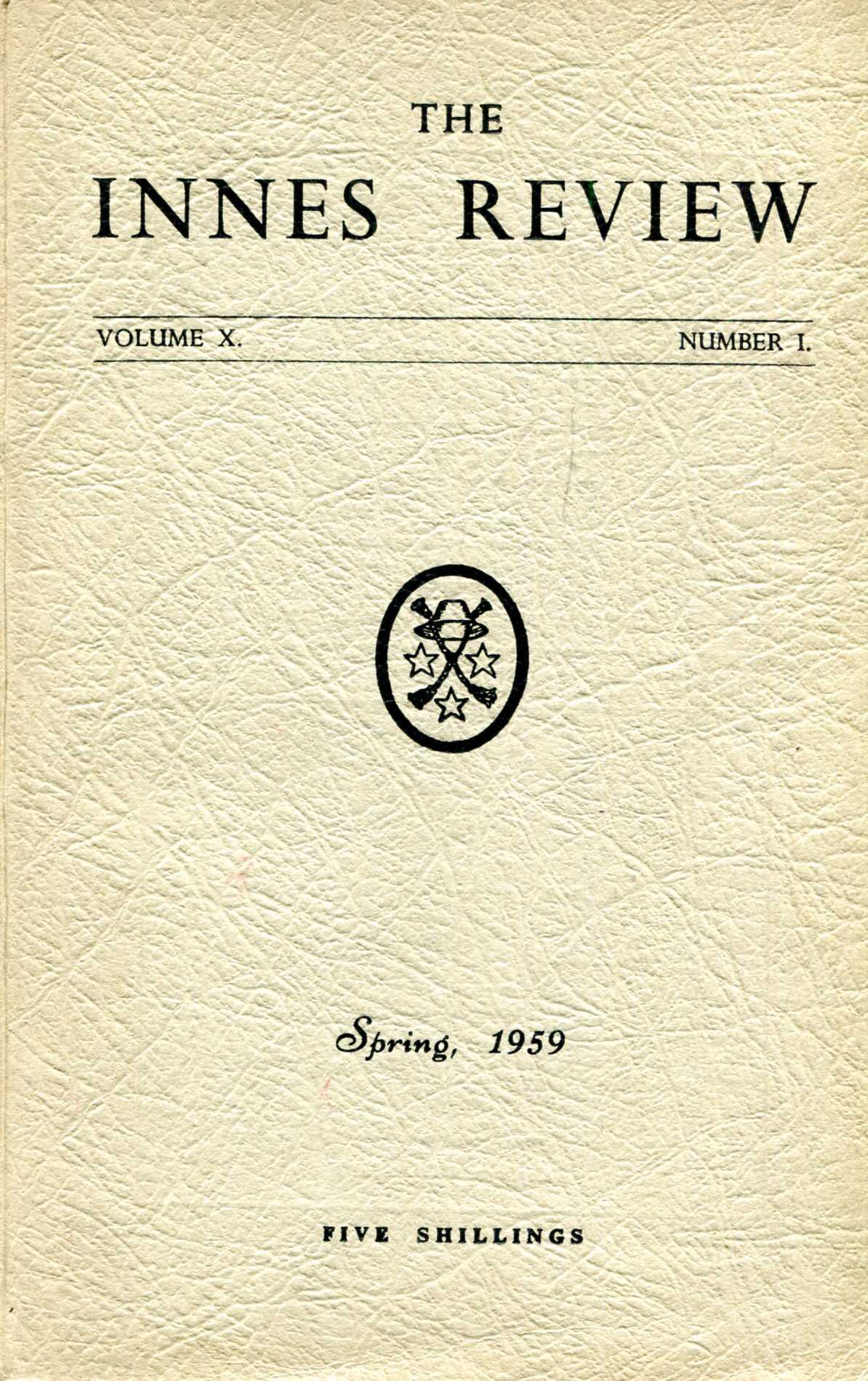 Image for The Innes Review, Scottish Catholic Historical Studies, vol 10, No 1, Spring 1959