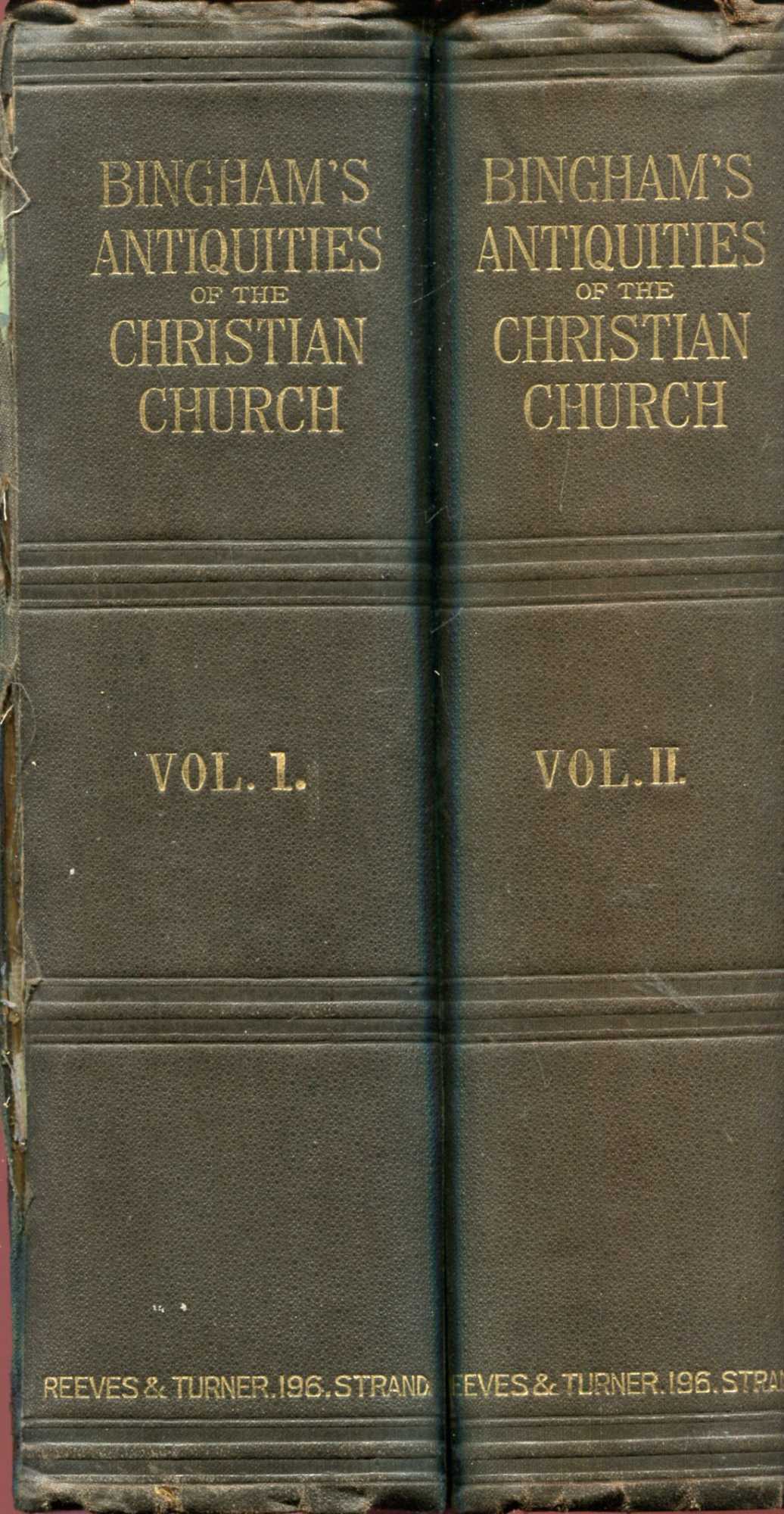 Image for The Antiquities of the Christian Church (two volumes complete)
