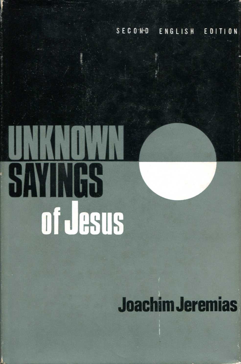 Image for Unknown Sayings of Jesus