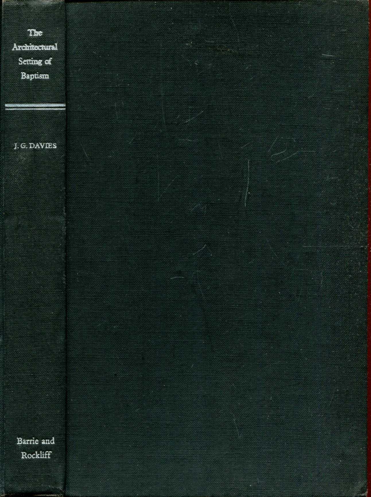 Image for The Architectural Setting of Baptism