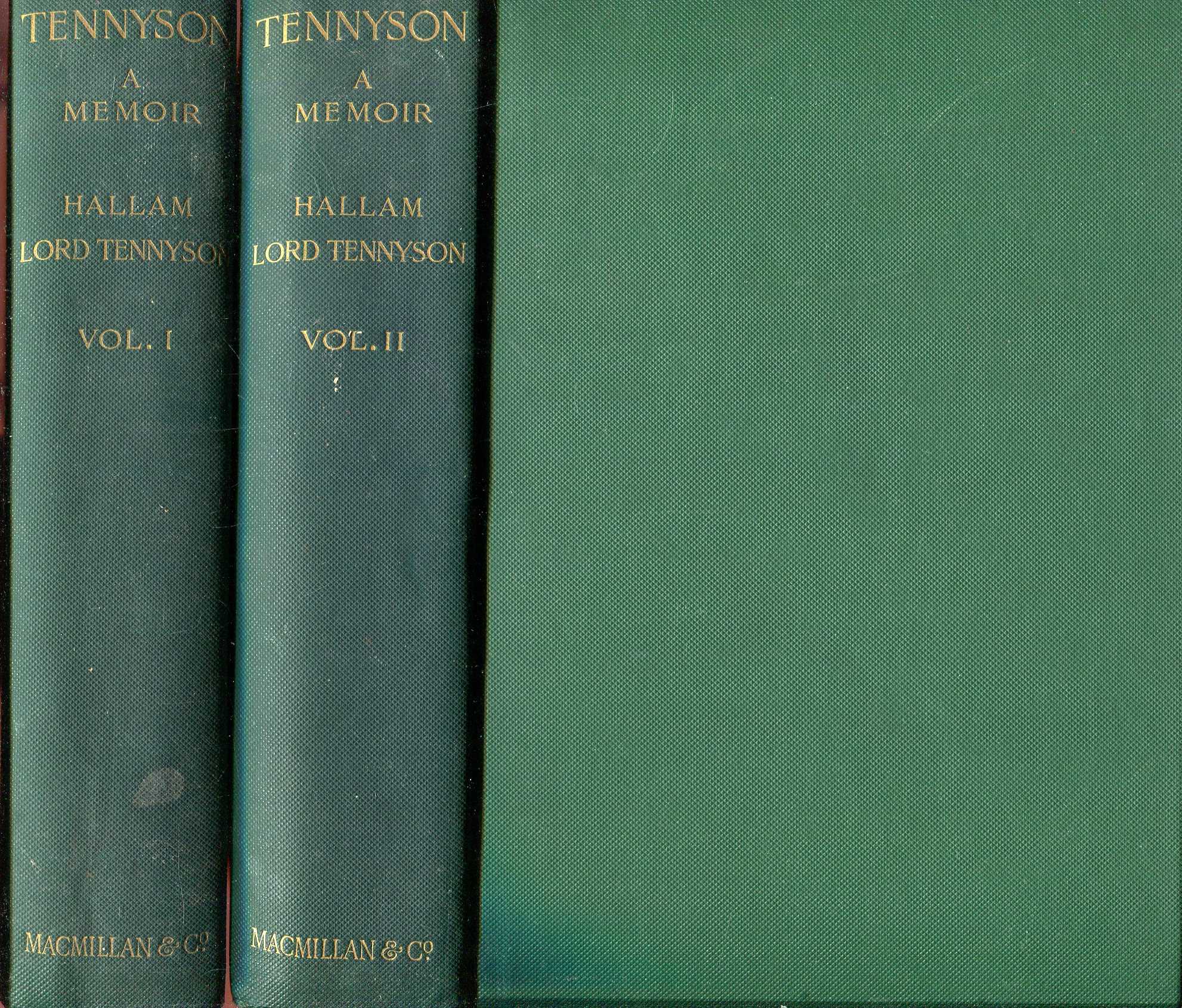 Image for Alfred Lord Tennyson, a memoir (two volumes complete)