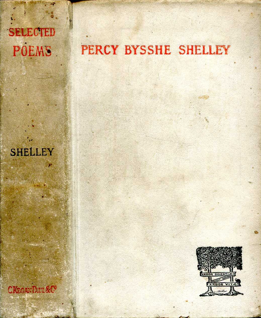 Image for Poems selected from Percy Bysshe Shelley