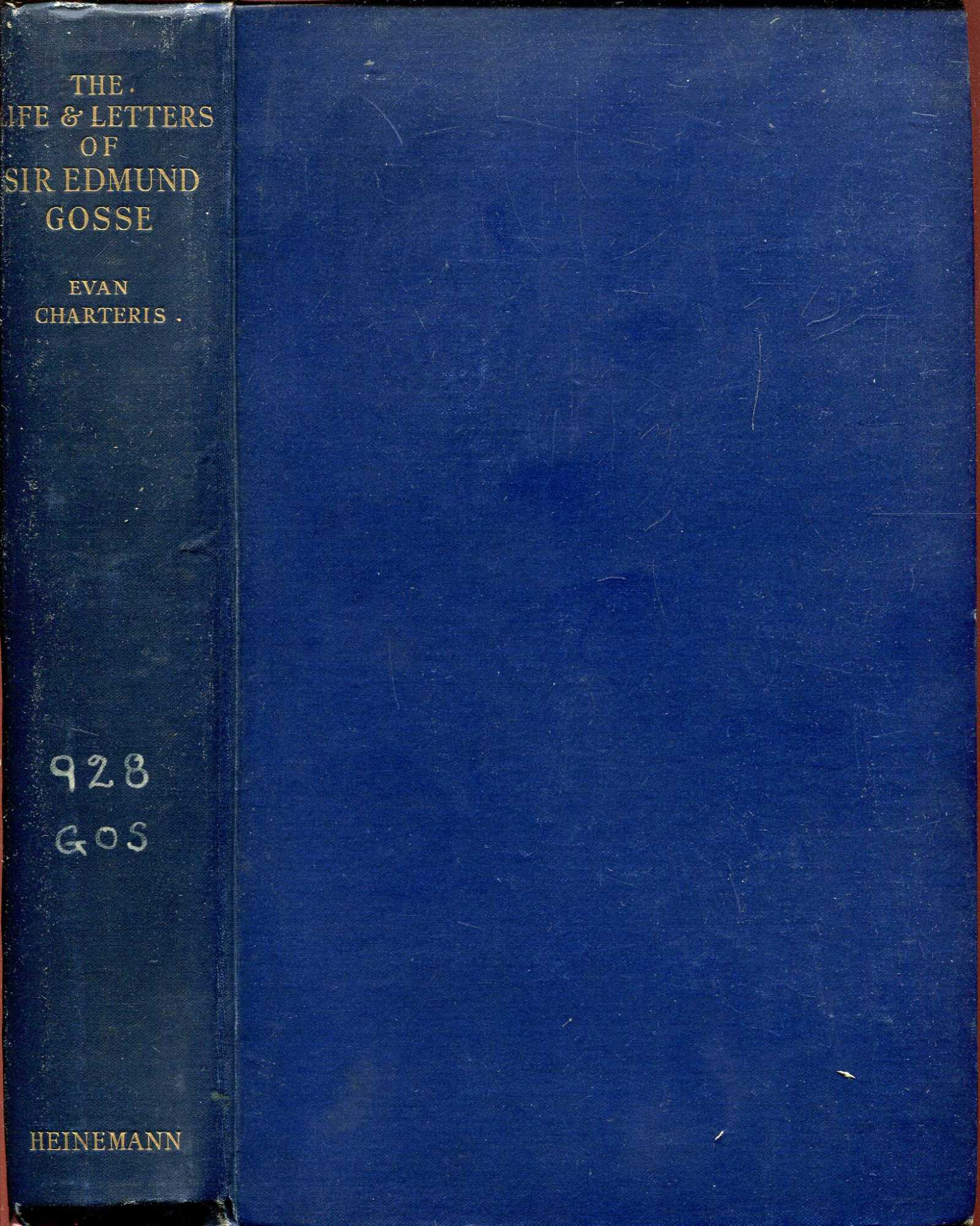 Image for The Life and Letters of Sir Edmund Gosse