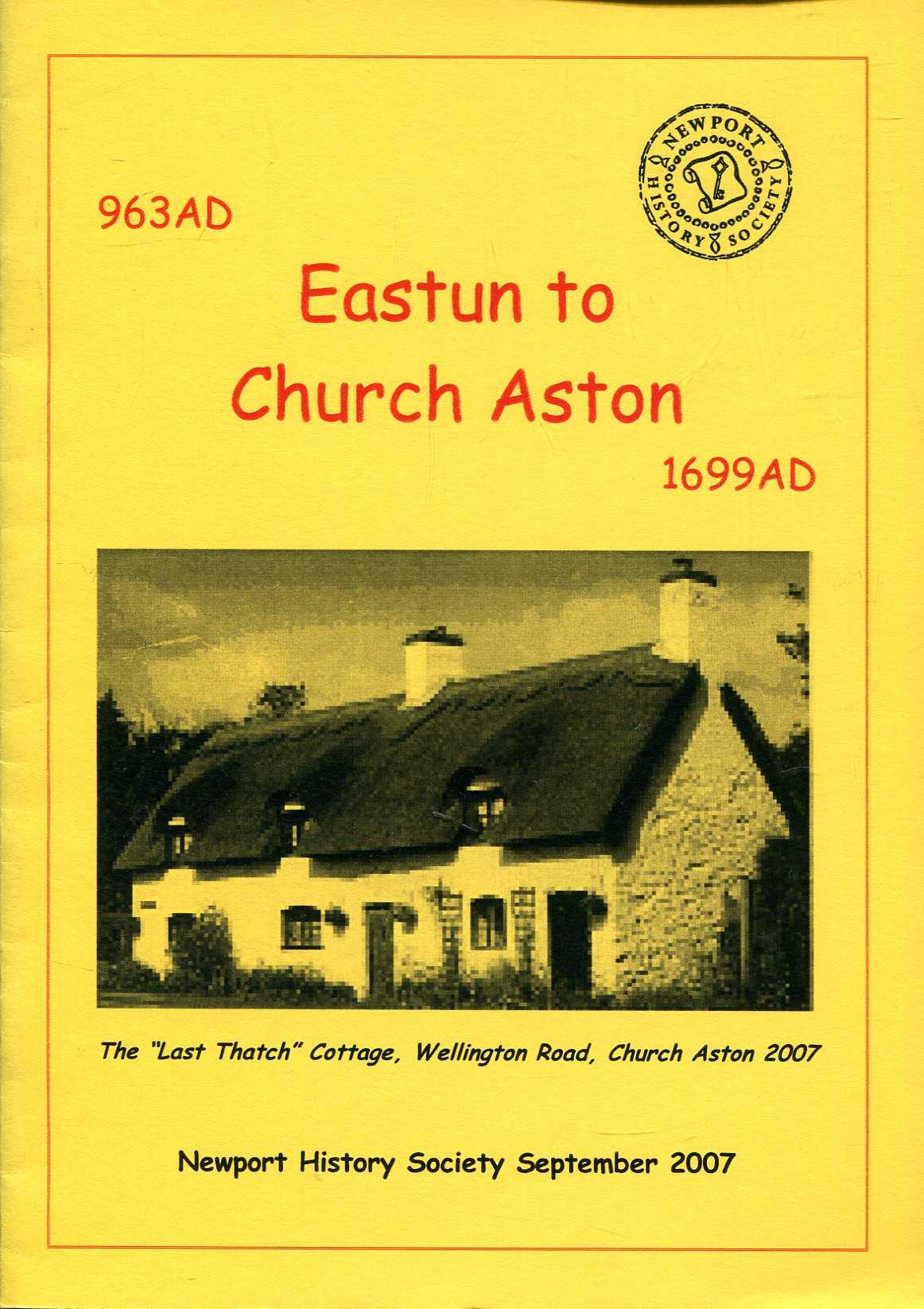 Image for Eastun to Church Aston 983 AD 1699 AD