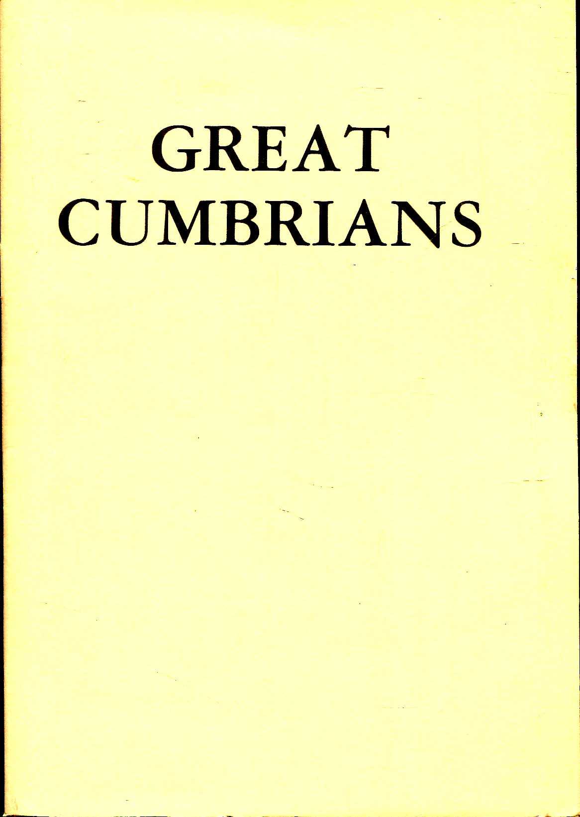 Image for Great Cumbrians