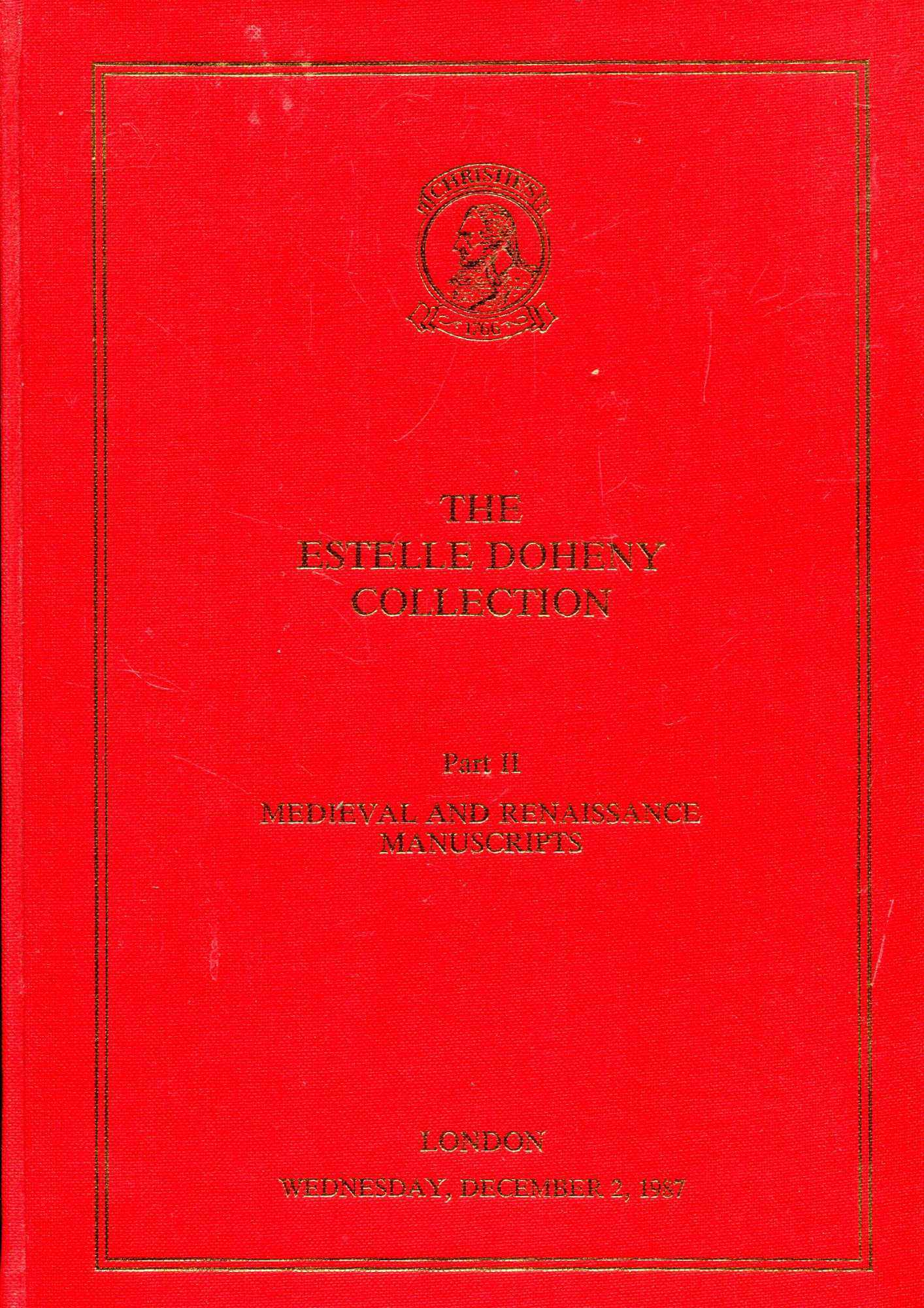 The Estelle Doheny Collection from the Edward Laurence Doheny Memorial