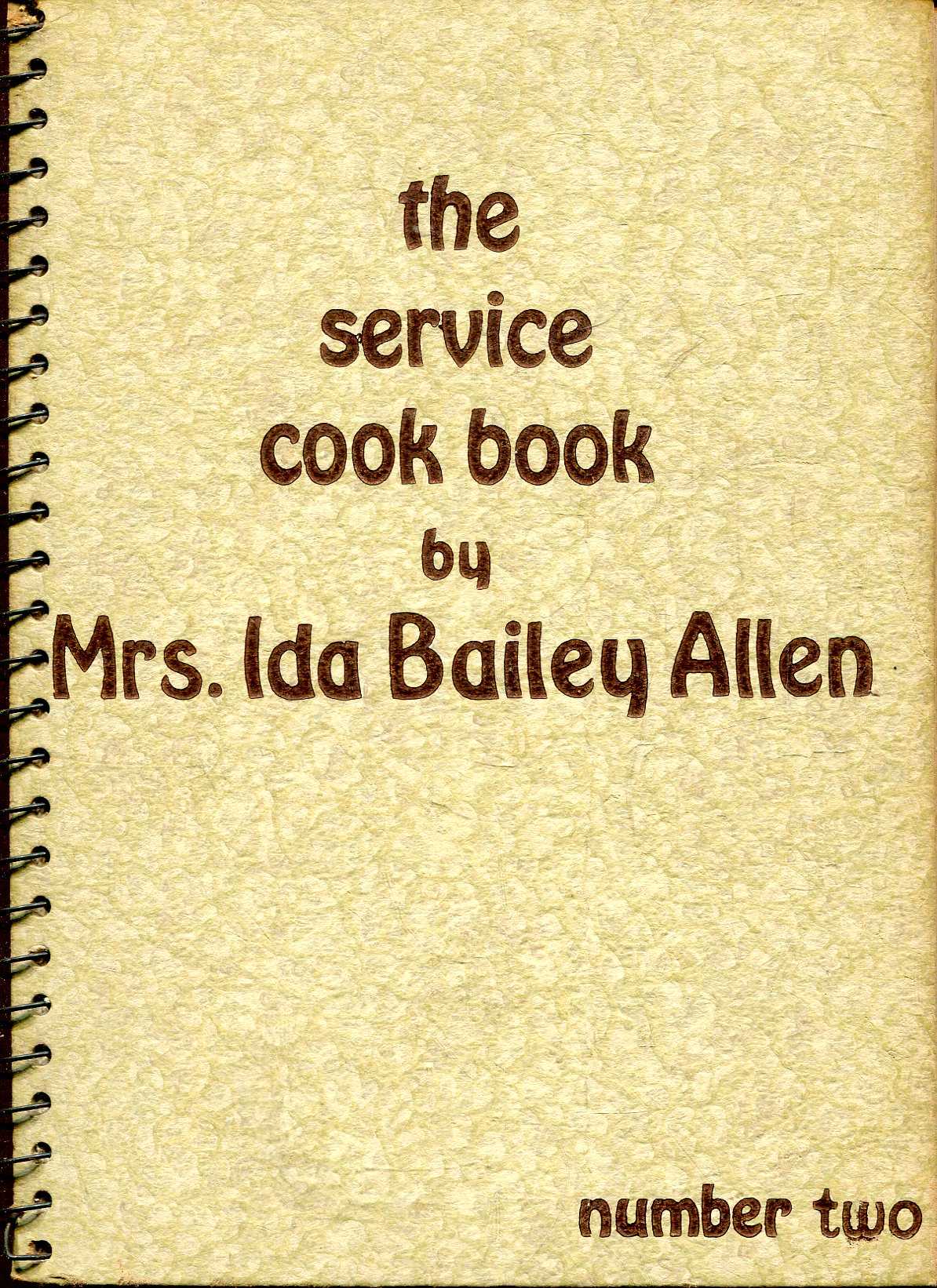 Image for the Service Cook Book Number Two, 200 cooking tricks, 700 recipes